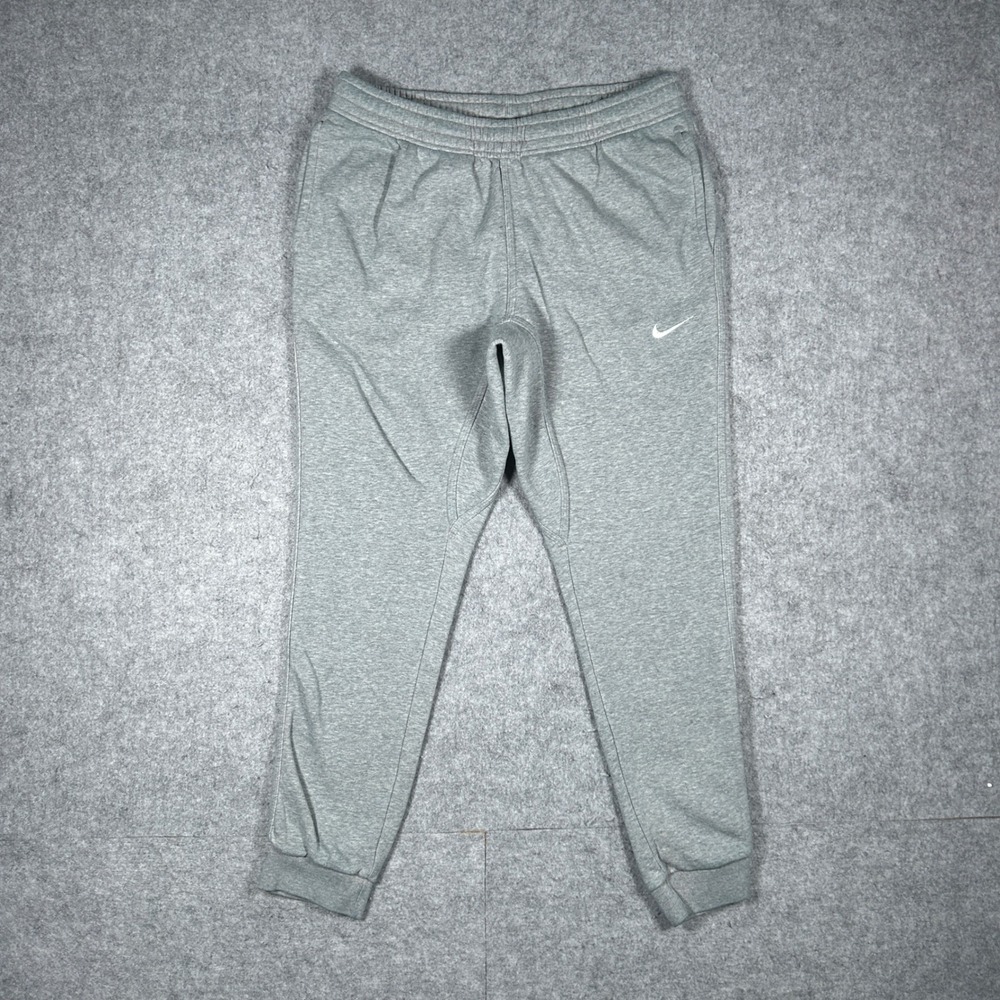 Nike Sweatpants Mens Medium Gray Club Fleece Joggers Athletic Loungewear Gym
